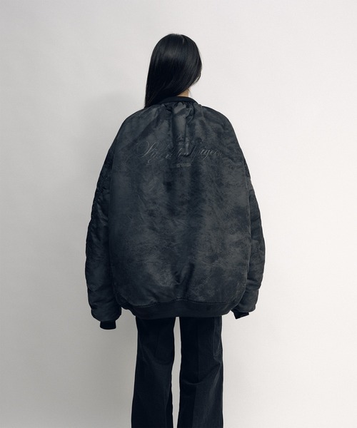 KEISUKEYOSHIDA(ケイスケヨシダ)の「Flight Jacket(MA-1・レディース・グレー/ブラック・L/M)」の13枚目の写真