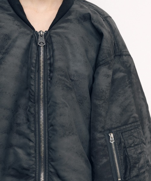 KEISUKEYOSHIDA(ケイスケヨシダ)の「Flight Jacket(MA-1・レディース・グレー/ブラック・L/M)」の14枚目の写真
