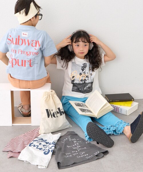 CIAOPANIC TYPY（チャオパニックティピー）の「【KIDS】5枚セットアソート半袖TEE巾着付き！【WEEKTEE】（Tシャツ/カットソー・キッズ・その他・150/130/110）」の20枚目の写真