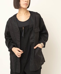 ノーカラージャケット（リネン・麻）ファッション通販 - ZOZOTOWN