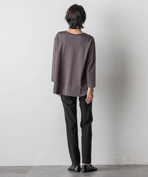 la.f…(ラエフ)の「【WEB限定】"愛され定番"美脚レギパン(その他パンツ・レディース・ベージュ/ネイビー/ブラック・7号/9号/11号)」の12枚目の写真