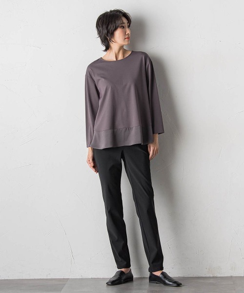 la.f…(ラエフ)の「【WEB限定】"愛され定番"美脚レギパン(その他パンツ・レディース・ベージュ/ネイビー/ブラック・7号/9号/11号)」の9枚目の写真