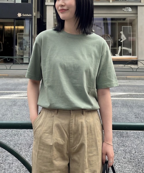 Printstar(プリントスター)の「【Printstar】5.9オンス オープンエンドTシャツ 00087(Tシャツ/カットソー・メンズ・ブラック/スモーキーグリーン系/ピンクベージュ/アイボリー/アーミー/グレイッシュブルー/ライトイエロー/チャコールグレー/ライトベージュ/ダークブルー/ネイビー/ライトブラック/ダークブラウン/バーガンディー/ホワイト・XL/L/S/M)」の9枚目の写真