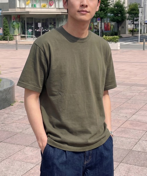 Printstar(プリントスター)の「【Printstar】5.9オンス オープンエンドTシャツ 00087(Tシャツ/カットソー・メンズ・ブラック/スモーキーグリーン系/ピンクベージュ/アイボリー/アーミー/グレイッシュブルー/ライトイエロー/チャコールグレー/ライトベージュ/ダークブルー/ネイビー/ライトブラック/ダークブラウン/バーガンディー/ホワイト・XL/L/S/M)」の8枚目の写真