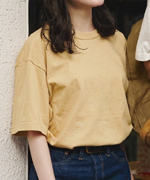 Printstar(プリントスター)の「【Printstar】5.9オンス オープンエンドTシャツ 00087(Tシャツ/カットソー・メンズ・ブラック/スモーキーグリーン系/ピンクベージュ/アイボリー/アーミー/グレイッシュブルー/ライトイエロー/チャコールグレー/ライトベージュ/ダークブルー/ネイビー/ライトブラック/ダークブラウン/バーガンディー/ホワイト・XL/L/S/M)」の13枚目の写真