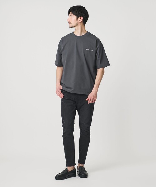 BEAUTY&YOUTH UNITED ARROWS(ビューティーアンドユースユナイテッドアローズ)の「【WEB限定 WARDROBE SMART】リラックステーパード クール Tシャツ【抗菌防臭・接触冷感】(Tシャツ/カットソー・メンズ・ダークグレー/ブラック/ホワイト・XL/L/M/S)」の15枚目の写真