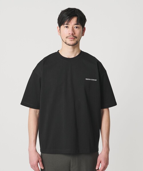BEAUTY&YOUTH UNITED ARROWS(ビューティーアンドユースユナイテッドアローズ)の「【WEB限定 WARDROBE SMART】リラックステーパード クール Tシャツ【抗菌防臭・接触冷感】(Tシャツ/カットソー・メンズ・ダークグレー/ブラック/ホワイト・XL/L/M/S)」の16枚目の写真