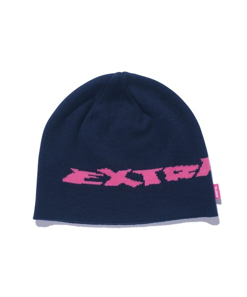 XLARGE（エクストララージ）の「EXTRALARGE BEANIE（ニットキャップ/ビーニー・メンズ・ブラック/カモフラージュ/ネイビー・ONE SIZE）」の3枚目の写真