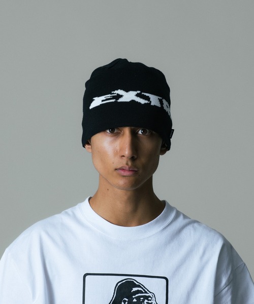 XLARGE（エクストララージ）の「EXTRALARGE BEANIE（ニットキャップ/ビーニー・メンズ・ブラック/カモフラージュ/ネイビー・ONE SIZE）」の11枚目の写真