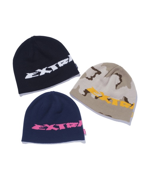 XLARGE（エクストララージ）の「EXTRALARGE BEANIE（ニットキャップ/ビーニー・メンズ・ブラック/カモフラージュ/ネイビー・ONE SIZE）」の16枚目の写真