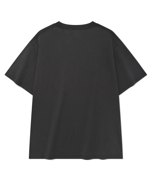 COVERNAT WOMAN(カバーナットウーマン)の「ウーマンセミオーバーフィットカクテルTシャツ Charcoal(Tシャツ/カットソー・レディース・その他・WS/WM)」の3枚目の写真