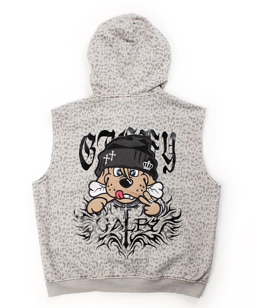 GALFY(ガルフィー)の「【GALFY/ガルフィー】ガチだりぃパーカー(パーカー・メンズ・スミクロ/ブラウン/グレー・XL/L/M)」の7枚目の写真