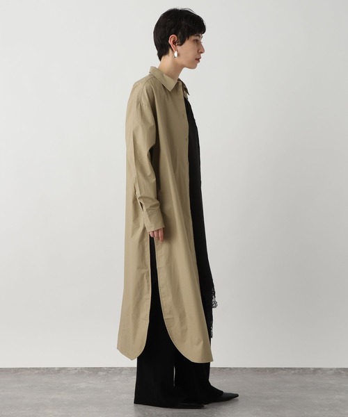 studio CLIP（スタディオクリップ）の「《ウタオ》シャツワンピース（シャツワンピース・レディース・ベージュ/カーキ・FREE）」の4枚目の写真