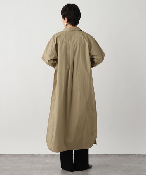 studio CLIP（スタディオクリップ）の「《ウタオ》シャツワンピース（シャツワンピース・レディース・ベージュ/カーキ・FREE）」の5枚目の写真