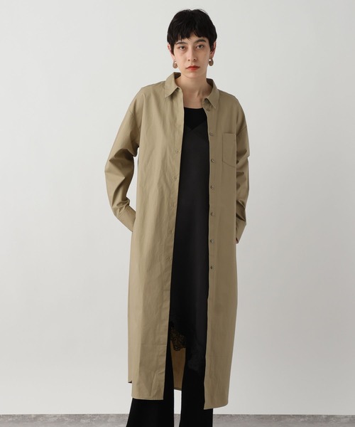 studio CLIP（スタディオクリップ）の「《ウタオ》シャツワンピース（シャツワンピース・レディース・ベージュ/カーキ・FREE）」の6枚目の写真