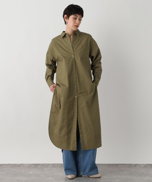 studio CLIP（スタディオクリップ）の「《ウタオ》シャツワンピース（シャツワンピース・レディース・ベージュ/カーキ・FREE）」の10枚目の写真