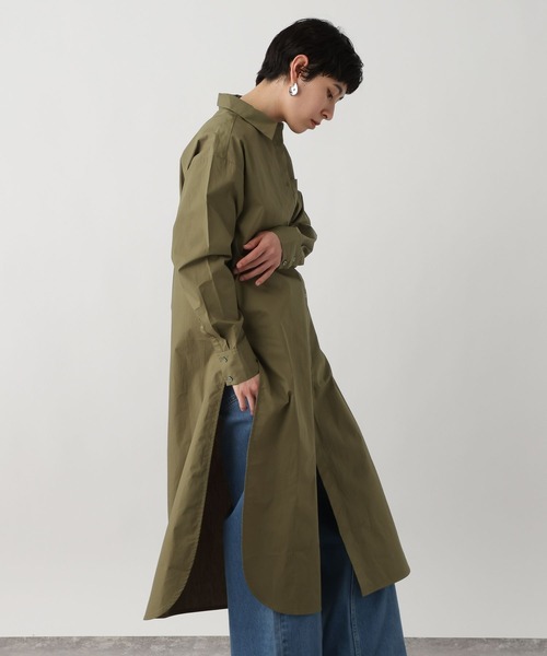 studio CLIP（スタディオクリップ）の「《ウタオ》シャツワンピース（シャツワンピース・レディース・ベージュ/カーキ・FREE）」の15枚目の写真