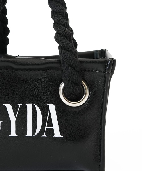 GYDA（ジェイダ）の「【GYDA/ジェイダ】 ショッパー風ミニバッグチャーム（キーホルダー・レディース・ブラック/レオパード・FREE）」の6枚目の写真