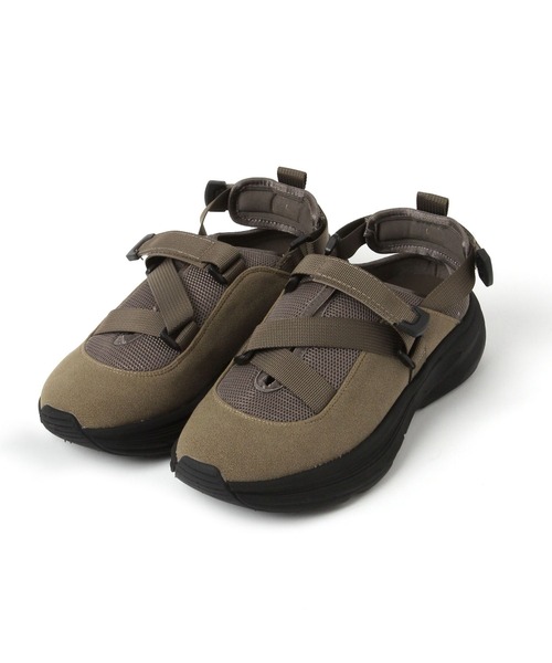 studio CLIP（スタディオクリップ）の「【軽量/抗菌防臭/クッションインソール】軽らくレースアップスニーカー（スニーカー・レディース・オリーブ/ブラック・MEDIUM/LARGE）」の8枚目の写真