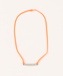 MONOCHROME（モノクローム）の「ステンレスメッセージバーコットンコードアンクレット（アンクレット）」