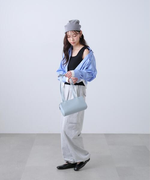 FREE'S MART（フリーズマート）の「◆総針スクエアネックタンクニット（ニット/セーター・レディース・ライトグリーン/ホワイト系その他/ホワイト/ブラック・FREE）」の15枚目の写真