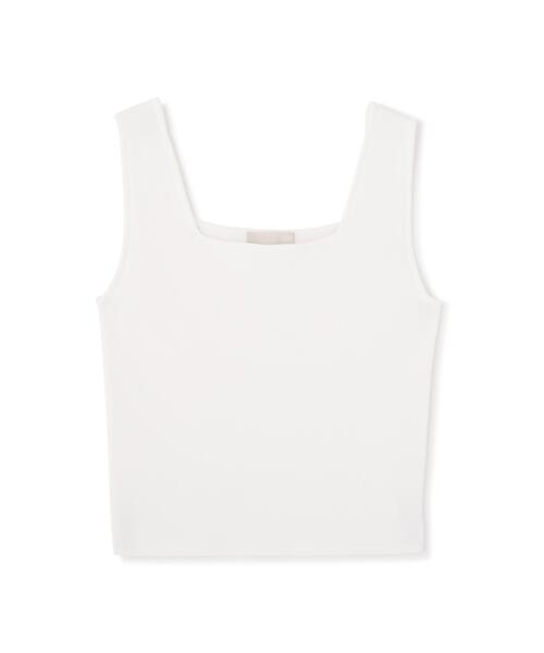 FREE'S MART（フリーズマート）の「◆総針スクエアネックタンクニット（ニット/セーター・レディース・ライトグリーン/ホワイト系その他/ホワイト/ブラック・FREE）」の17枚目の写真