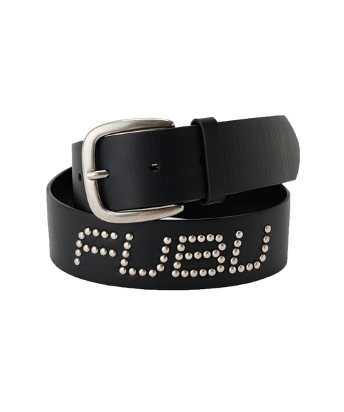 セール】FUBU フブ Studs Genuine Leather Belt/スタッド付き本革