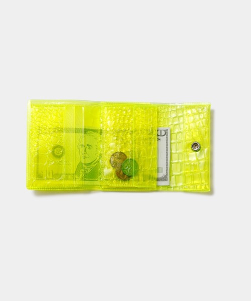 beautiful people(ビューティフルピープル)の「nothing to hide neon mini wallet(財布・レディース・オレンジ/イエロー/ピンク・FREE)」の6枚目の写真
