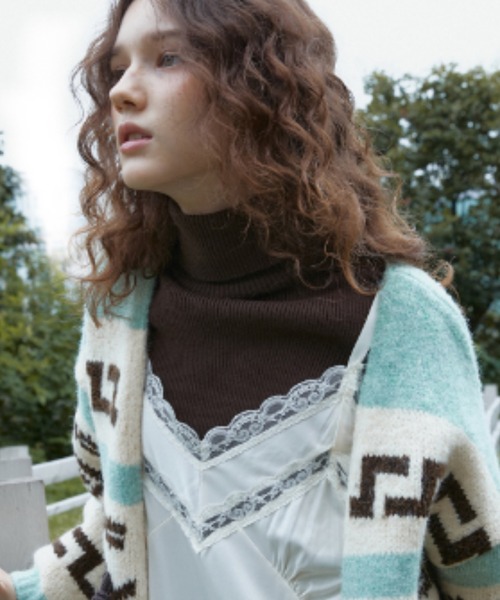 GREEN BUTTER(グリーンバター)の「SOFT KNIT TURTLE NECK(ニット/セーター・レディース・チャコールグレー/ブラック・FREE)」の19枚目の写真