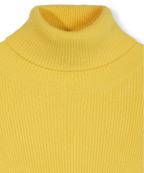 GREEN BUTTER(グリーンバター)の「SOFT KNIT TURTLE NECK(ニット/セーター・レディース・チャコールグレー/ブラック・FREE)」の8枚目の写真