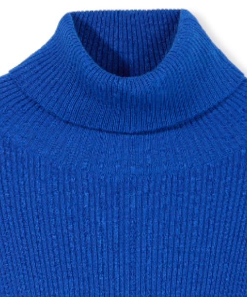 GREEN BUTTER(グリーンバター)の「SOFT KNIT TURTLE NECK(ニット/セーター・レディース・チャコールグレー/ブラック・FREE)」の3枚目の写真