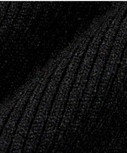 GREEN BUTTER(グリーンバター)の「SOFT KNIT TURTLE NECK(ニット/セーター・レディース・チャコールグレー/ブラック・FREE)」の12枚目の写真