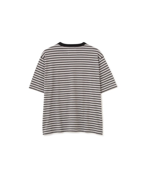 MHL.（エムエイチエル）の「COTTON LINEN MULTI STRIPE JERS（Tシャツ/カットソー・メンズ・マルチ・MEDIUM/LARGE）」の5枚目の写真