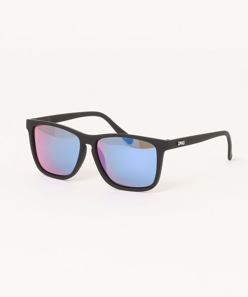 DANG SHADES(ダングシェイディーズ)の「DANG SHADES/ダンシェイディーズ サングラス RECOIL 偏光 RECOIL ブラック x マリンブルー・ミラー vidg00528(サングラス・メンズ・ブラック×ブルー・ONE)」の9枚目の写真
