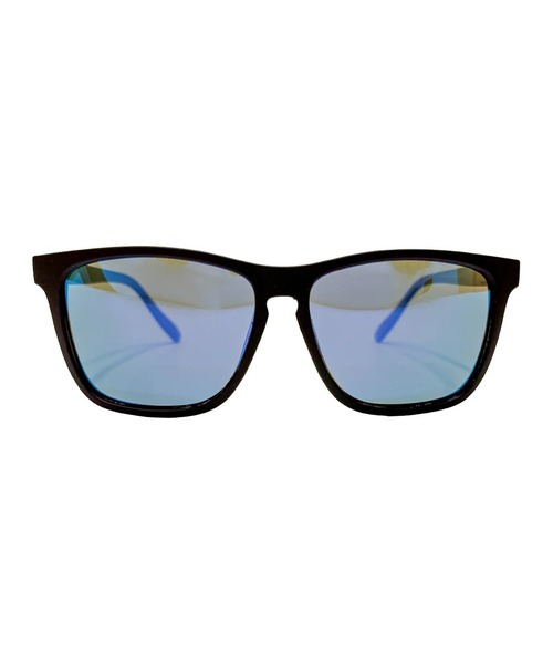 DANG SHADES(ダングシェイディーズ)の「DANG SHADES/ダンシェイディーズ サングラス RECOIL 偏光 RECOIL ブラック x マリンブルー・ミラー vidg00528(サングラス・メンズ・ブラック×ブルー・ONE)」の5枚目の写真
