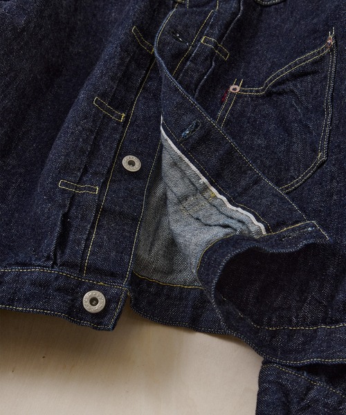 REMI RELIEF（レミレリーフ）の「【REMI RELIEF/レミレリーフ】12oz 大戦モデルJKT（デニムジャケット・メンズ・ブルー・M/L）」の3枚目の写真