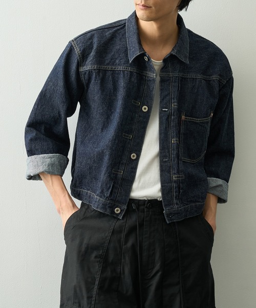 REMI RELIEF（レミレリーフ）の「【REMI RELIEF/レミレリーフ】12oz 大戦モデルJKT（デニムジャケット・メンズ・ブルー・M/L）」の6枚目の写真