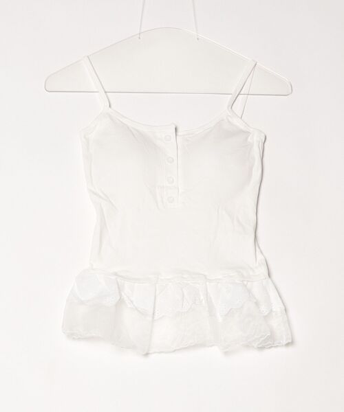 gossip!ロサンゼルス(ゴシップロサンゼルス)の「Y2K 【垢抜けレイヤードアイテム】 レースインナーキャミワンピース 重ねストラップドレス(Tシャツ/カットソー・レディース・ホワイト/ブラック/ホワイト系その他/ブラック系その他・M)」の22枚目の写真