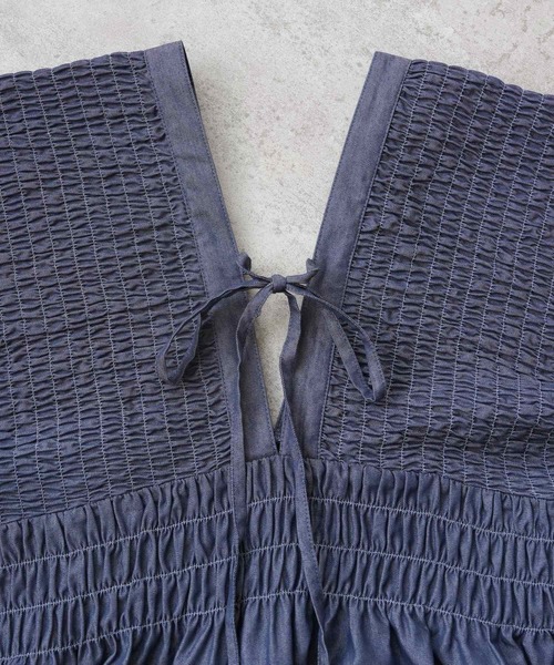 reca（レカ）の「デニムシャーリングチュニック（その他トップス・レディース・ブルー・M）」の15枚目の写真