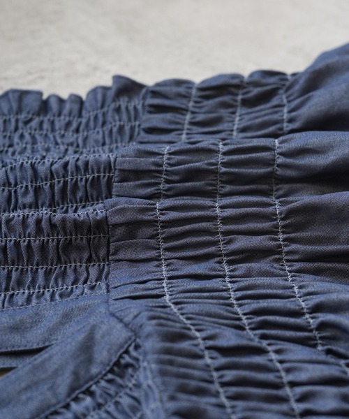 reca（レカ）の「デニムシャーリングチュニック（その他トップス・レディース・ブルー・M）」の16枚目の写真