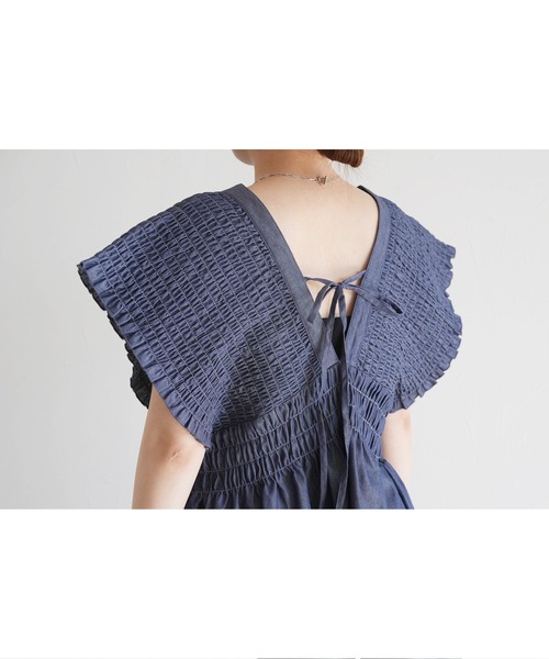 reca（レカ）の「デニムシャーリングチュニック（その他トップス・レディース・ブルー・M）」の19枚目の写真