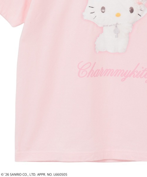 Candy Stripper（キャンディストリッパー）の「【CHARMMYKITTY】PHOTO Tシャツ（Tシャツ/カットソー・レディース・ピンク/オフホワイト/ブラック・FREE）」の20枚目の写真
