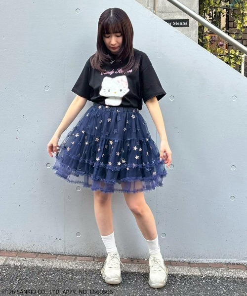 Candy Stripper（キャンディストリッパー）の「【CHARMMYKITTY】PHOTO Tシャツ（Tシャツ/カットソー・レディース・ピンク/オフホワイト/ブラック・FREE）」の9枚目の写真