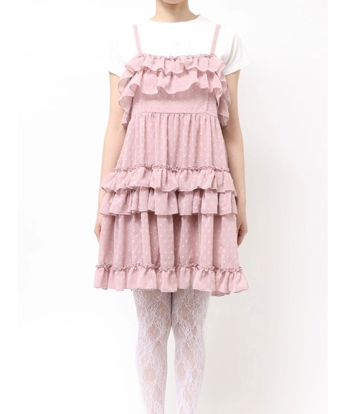 merry jenny(メリージェニー)の「シアードビーフリルミニワンピース(ワンピース・レディース・ブルー/オフホワイト/ピンク・FREE)」の19枚目の写真