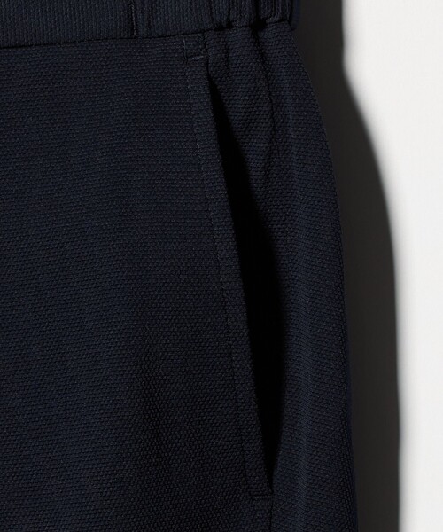 green label relaxing（グリーンレーベルリラクシング）の「A+ ラッカンジャージ スタンダード イージー NP スラックス セットアップパンツ -ウォッシャブル・ストレッチ・吸水速乾-（スラックス・メンズ・ネイビー/ダークグレー・XL/M/L/S）」の8枚目の写真