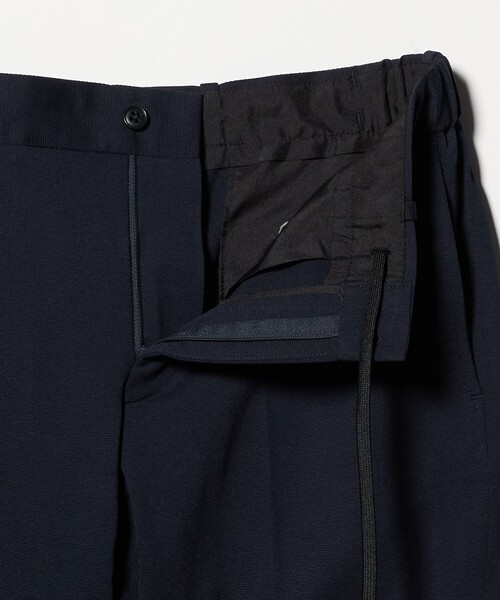 green label relaxing（グリーンレーベルリラクシング）の「A+ ラッカンジャージ スタンダード イージー NP スラックス セットアップパンツ -ウォッシャブル・ストレッチ・吸水速乾-（スラックス・メンズ・ネイビー/ダークグレー・XL/M/L/S）」の10枚目の写真