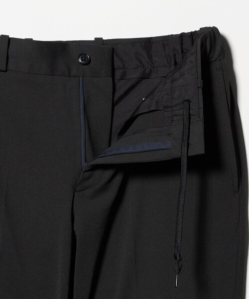 green label relaxing（グリーンレーベルリラクシング）の「A+ ラッカンジャージ スタンダード イージー NP スラックス セットアップパンツ -ウォッシャブル・ストレッチ・吸水速乾-（スラックス・メンズ・ネイビー/ダークグレー・XL/M/L/S）」の15枚目の写真