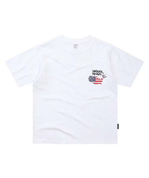 PAPERBOY(ペーパーボーイ)の「USAヴィンテージ半袖Tシャツ-ホワイト(Tシャツ/カットソー・レディース・その他・SMALL/MEDIUM/LARGE/X-LARGE)」の1枚目の写真
