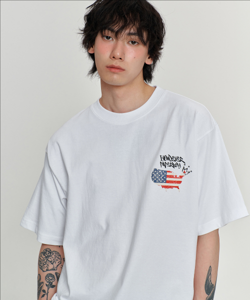 PAPERBOY(ペーパーボーイ)の「USAヴィンテージ半袖Tシャツ-ホワイト(Tシャツ/カットソー・レディース・その他・SMALL/MEDIUM/LARGE/X-LARGE)」の2枚目の写真