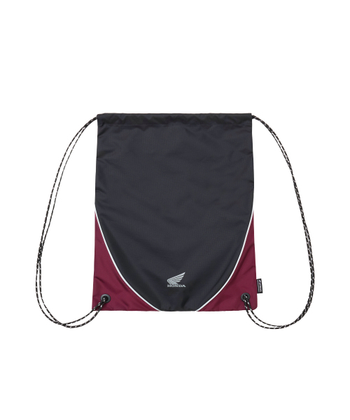 PHYPS MOTORCYCLE(フィップスモーターサイクル)の「Nylon Color Block Drawstring Bag Black(バックパック/リュック・レディース・その他・FREE)」の1枚目の写真